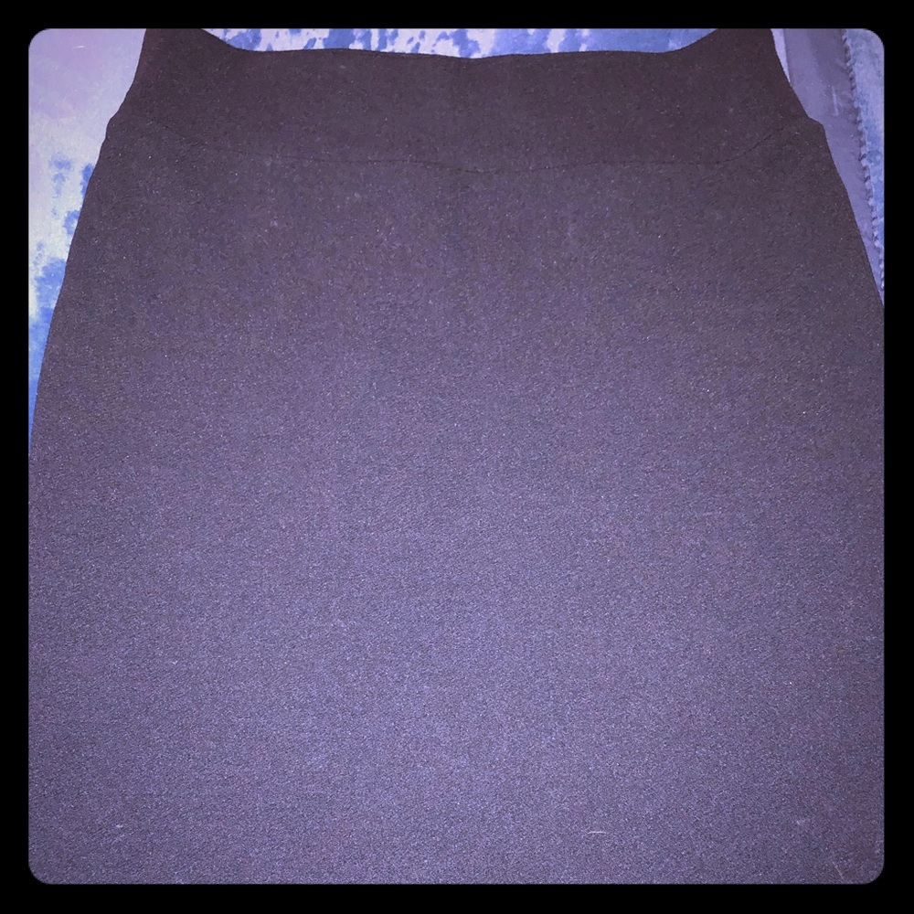 LuLaRoe Solid Black 2x Cassie Skirt